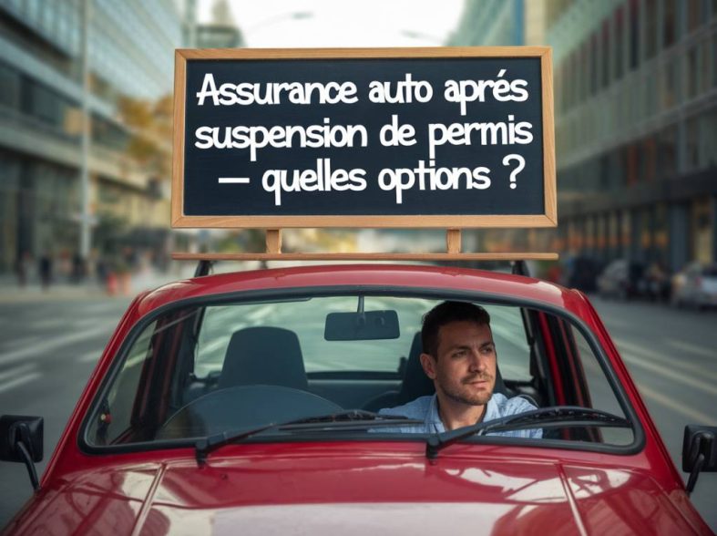 Assurance auto après suspension de permis : quelles options ?