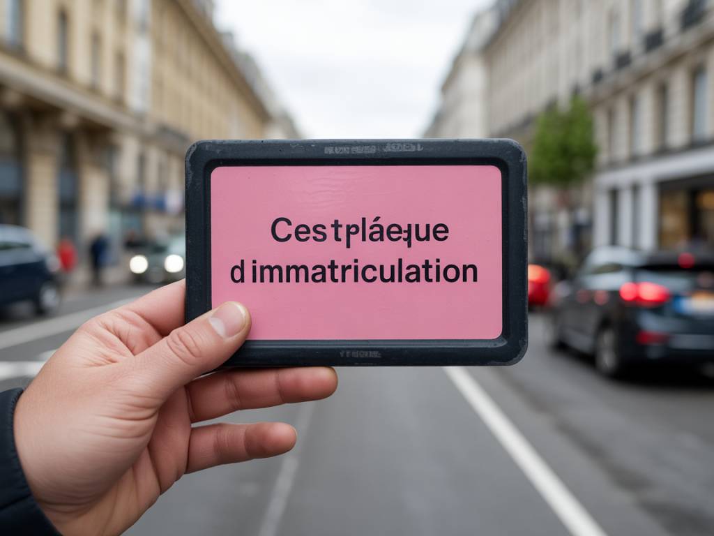 C'est quoi les plaque d'immatriculation rouge et pourquoi elles sont utilisées